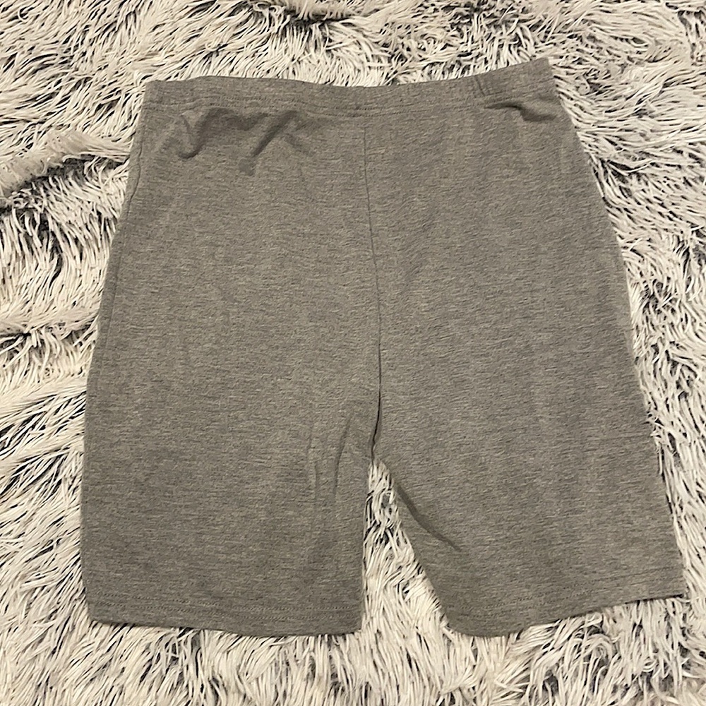 Shein gray biker shorts